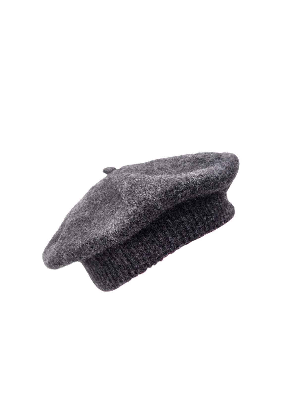 BCDELL baret - Dk. Grey Melange - Black Colour