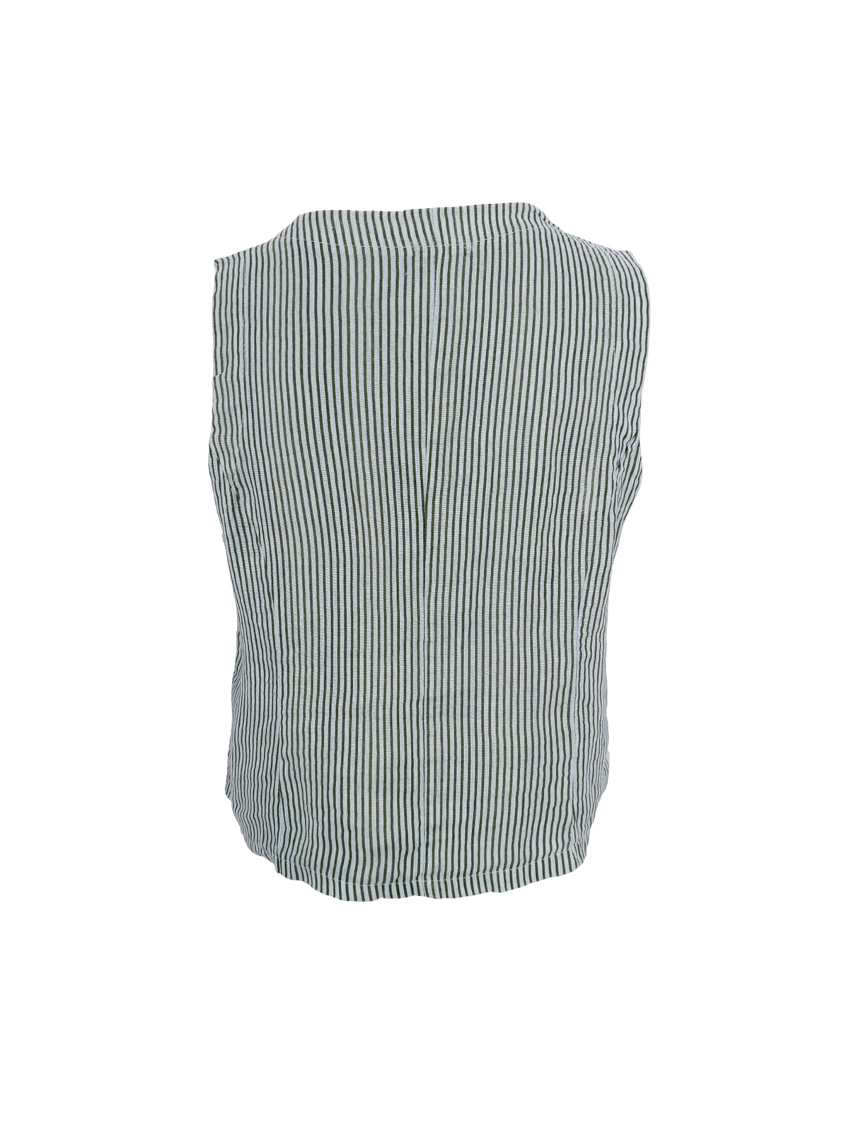 BCMELINA vest - Safari Green - Black Colour