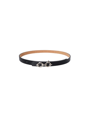 BCLOTUS belt - Black Silver Colored