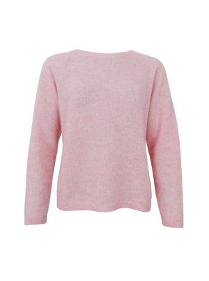 BCDELL LS knit jumper - Light Rose