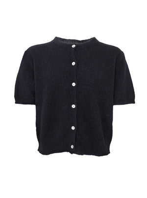 BCDELL ss cardigan - Black
