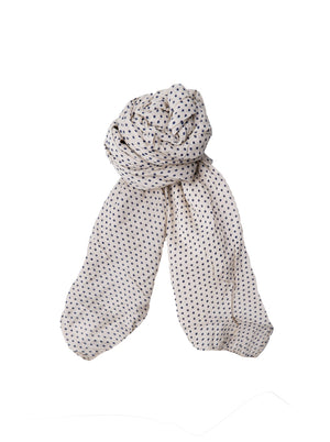 BCPICCOLO scarf - Cream Dot
