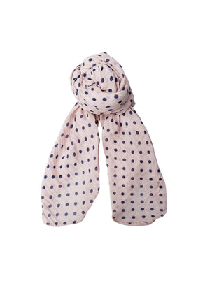 BCPICCOLO scarf - Rose Navy Dot