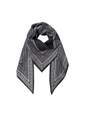 BCSIGNE satin scarf - Black