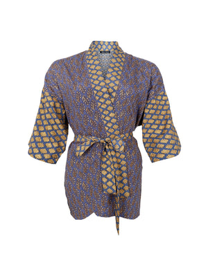 BCLUNA short kimono - Blue Passion