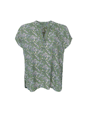 BCLUNA Andrea s/s blouse - Glory Green