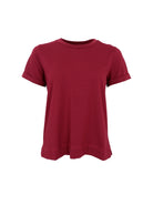 BCMAY SS tee - Plum - Black Colour
