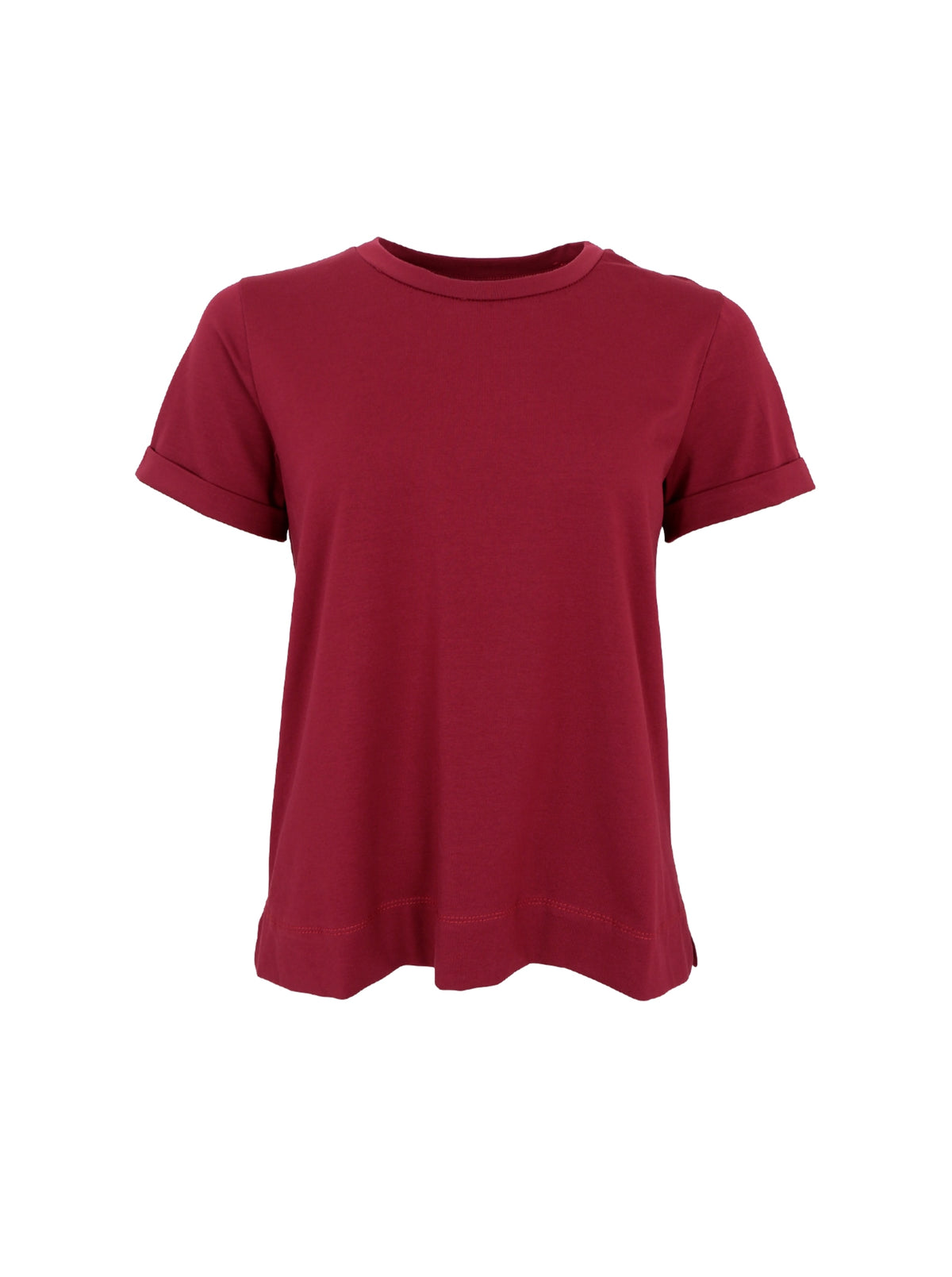 BCMAY SS tee - Plum - Black Colour