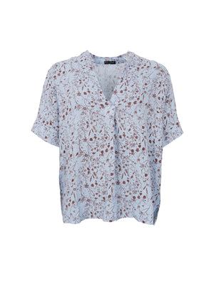 BCMELINA SS linen blouse - Floral