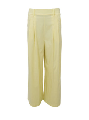 BCDAVINA wideleg pant - Light Yellow