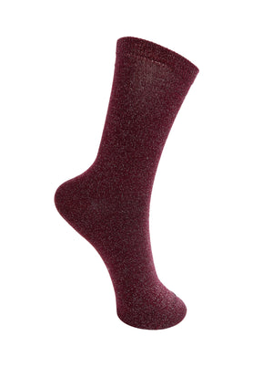 BCLurex sock - Wine