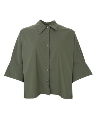 BCDAVINA loose shirt - Army