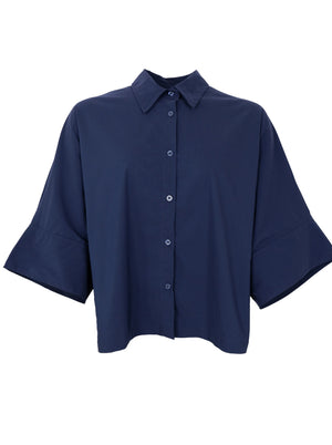 BCDAVINA loose shirt - Navy