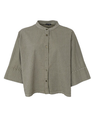 BCALLY loose shirt - Army