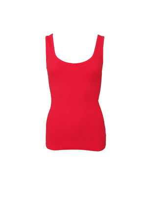 BCVIBS ribbed tank top - Red