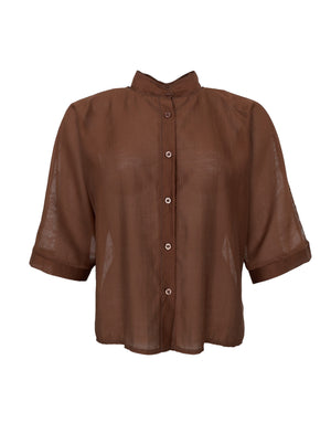 BCCARLA lace shirt - Hazelnut