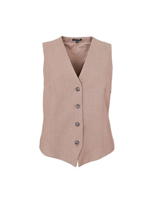 BCAMINA tailored vest - Latte