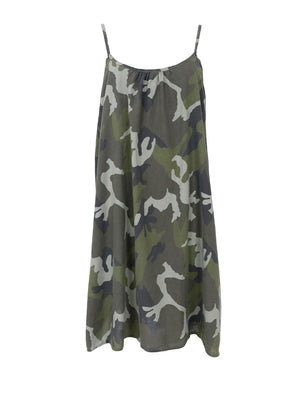 BCMINNA short strap dress - Camouflage
