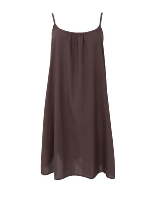 BCMINNA short strap dress - Coffee