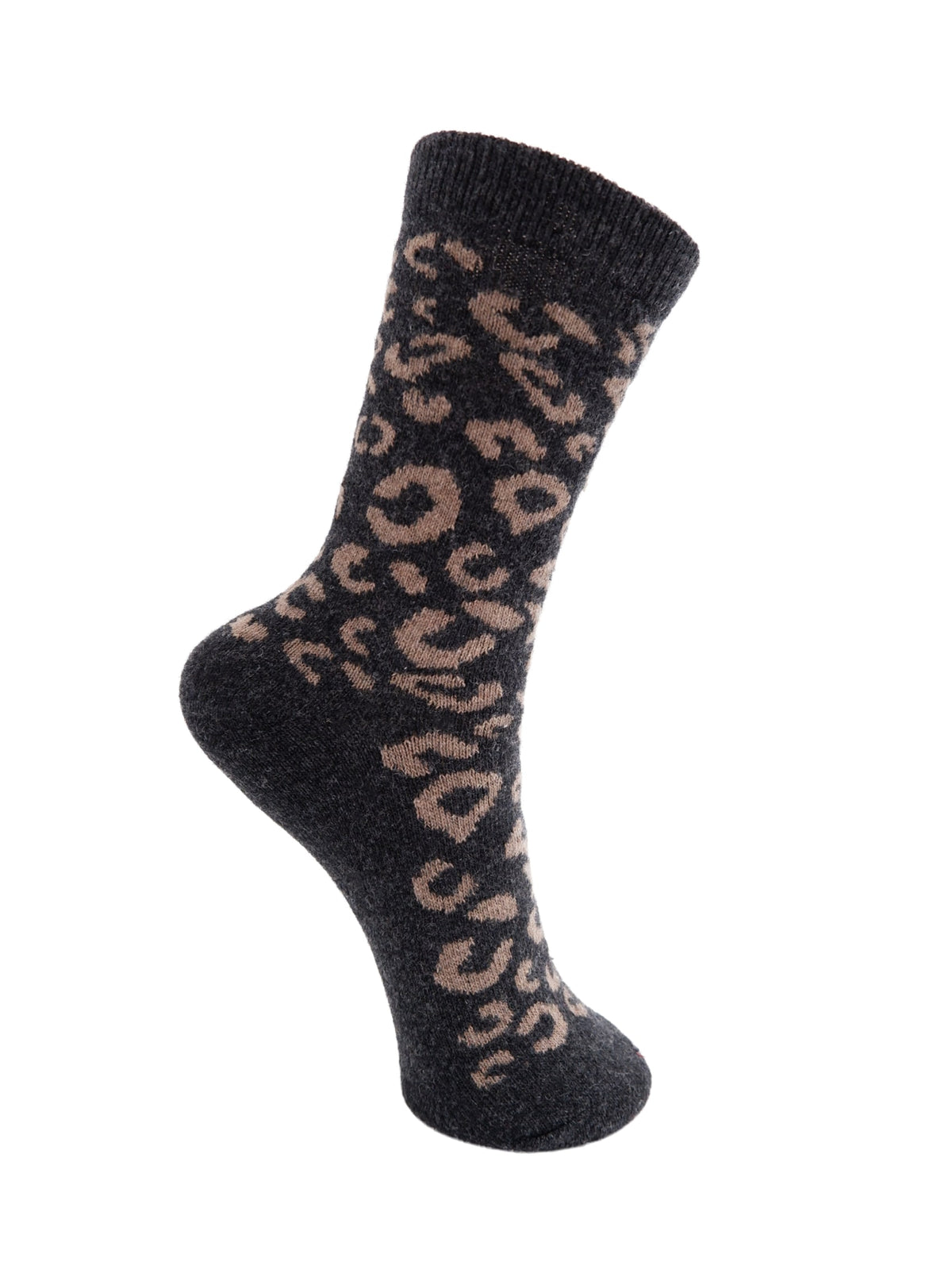 BCKALEEN wool sock - Dk. Grey - Black Colour