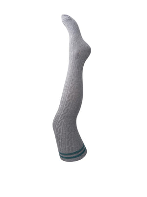 BCSCHMIDT knee-high cable sock - Grey