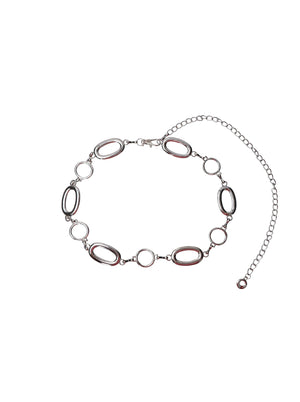 BCSAMIA waist belt chain - Silver Colored