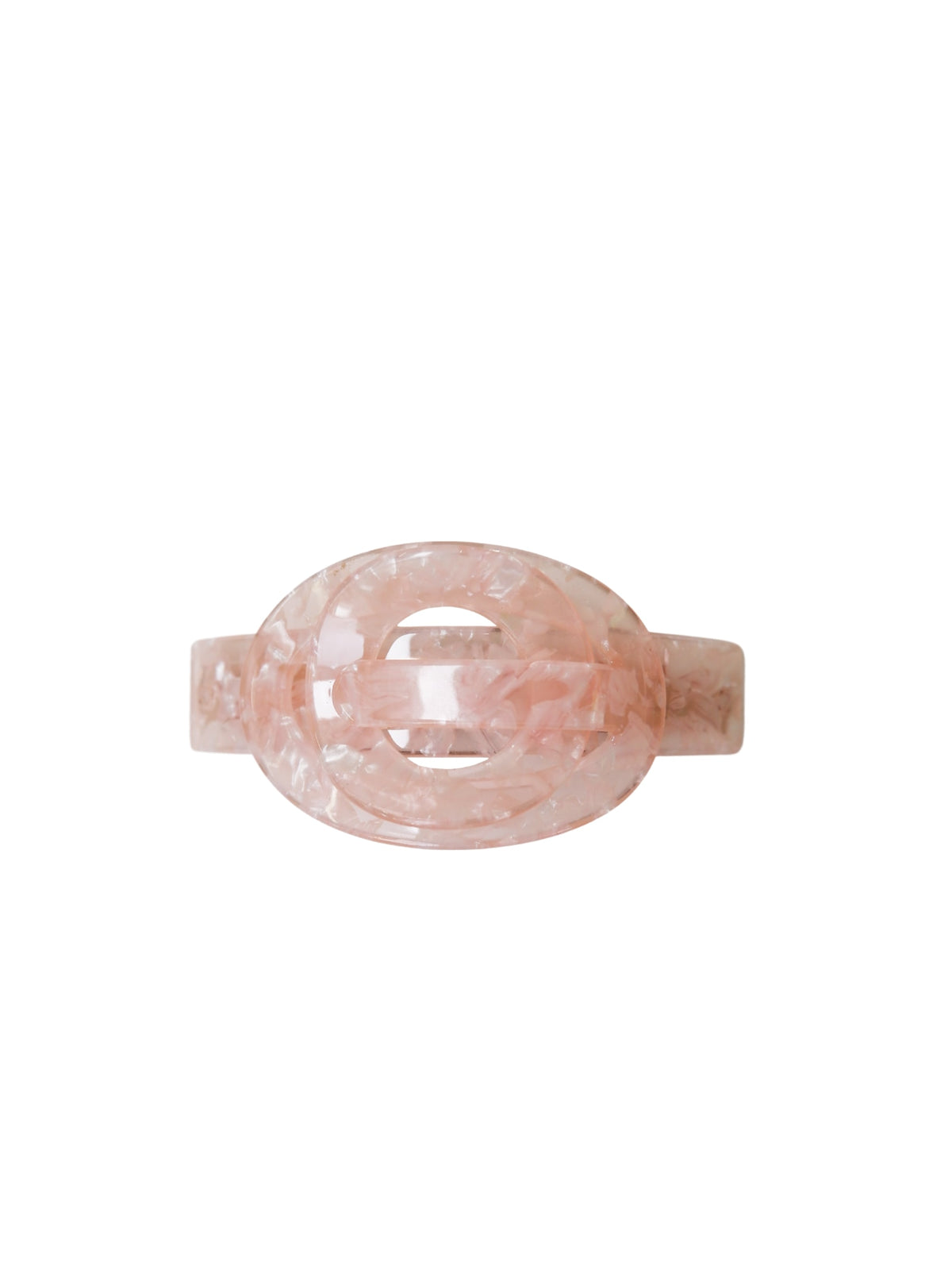 BCELIVIA barette hair clip - Lt. Rose - Black Colour