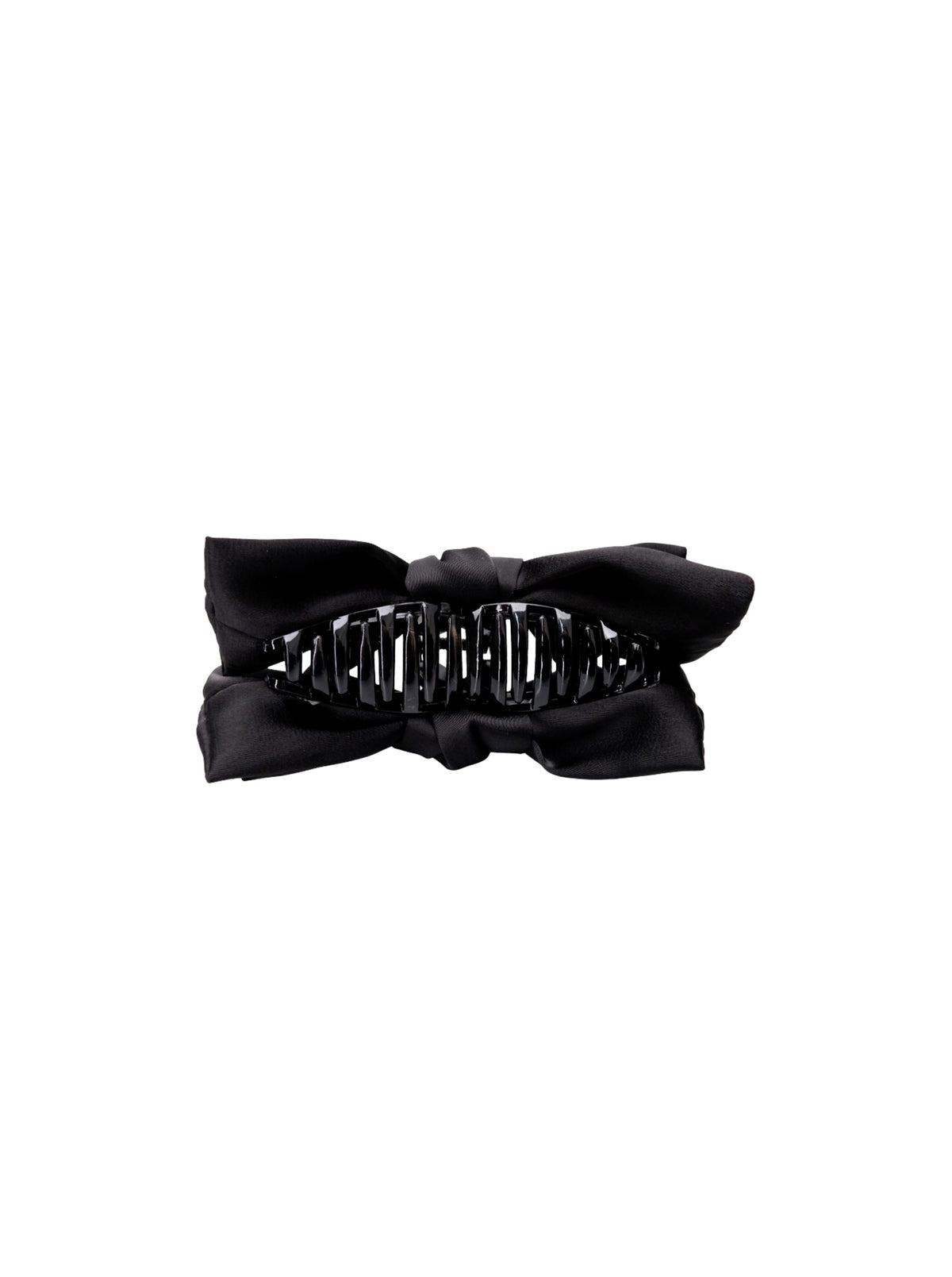 BCANNICA big bow hair claw - Black - Black Colour