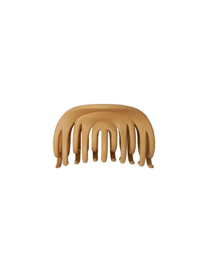 BCMIRAN matte hair claw - Camel