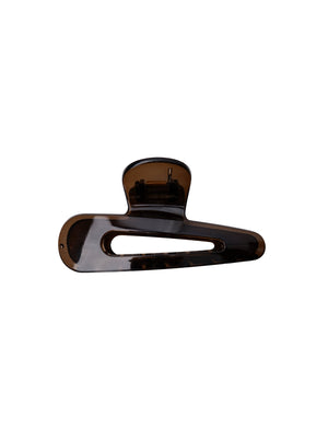 BCZION transparent hair claw - Coffee