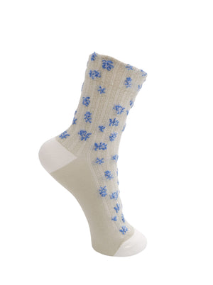 BCCELANDINE sock - Khaki/Blue