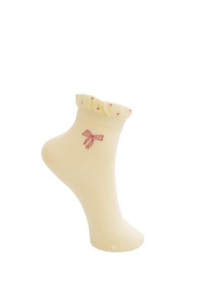 BCBOWAN anklet sock - Lt. Yellow