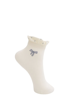 BCBOWAN Ankle Sock - White