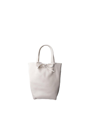 BCCHRISTY mini leather tote bag - Cream Pearl