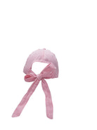 BCMATILDA bow cap - Lt. Pink - Black Colour