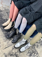 BCAPRIL dot tights - Pepe Rose - Black Colour
