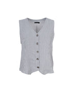 BCMELINA vest - Northern Grey - Black Colour