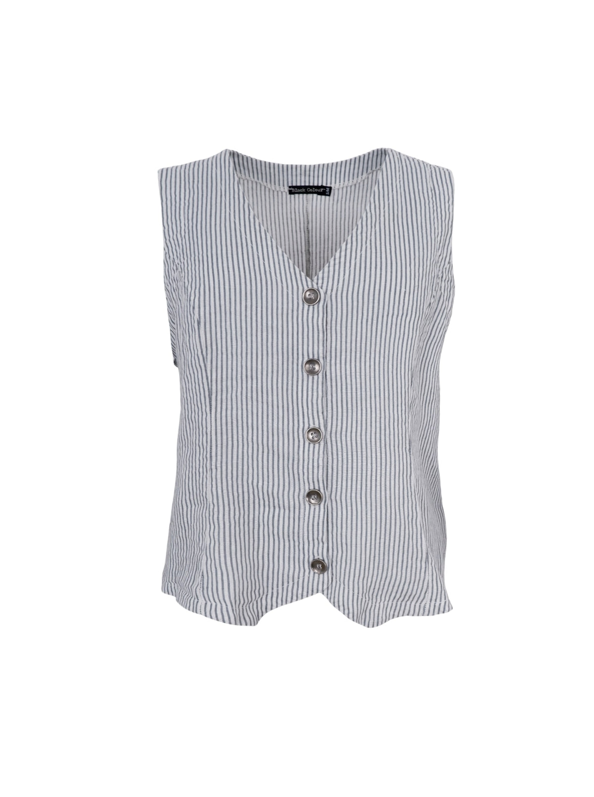 BCMELINA vest - Northern Grey - Black Colour