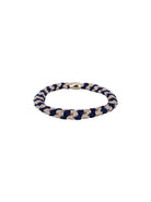 BCKALLY gold coloured bead elastic - Navy Gold Coloured - Black Colour