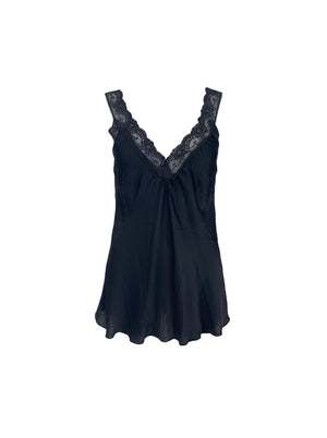 BCBEA lace top - VINTAGE DYED - Black - Black Colour