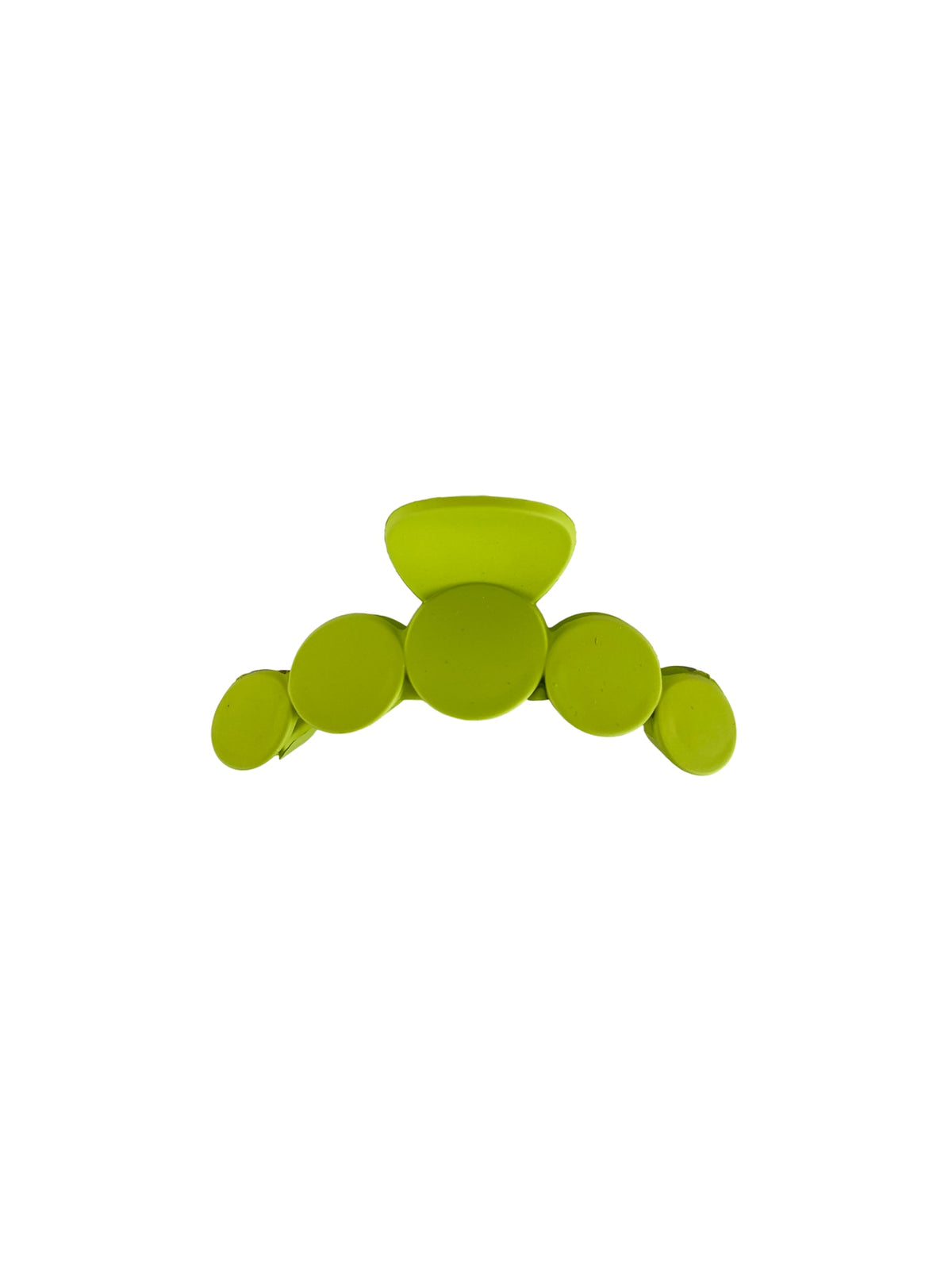 BCBUBBLE matt hair claw - Lt. Green - Black Colour