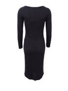 BCTEA ls slip dress - Black - Black Colour
