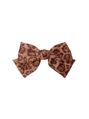 BCZELINDA big bow barette hair clip - Leopard - Black Colour